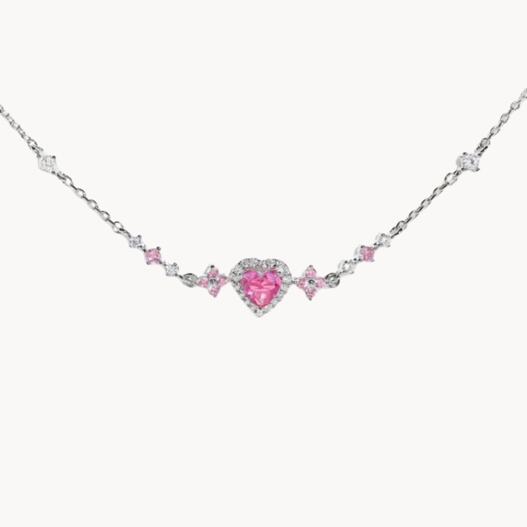 Pulsera de corazón con circonitas