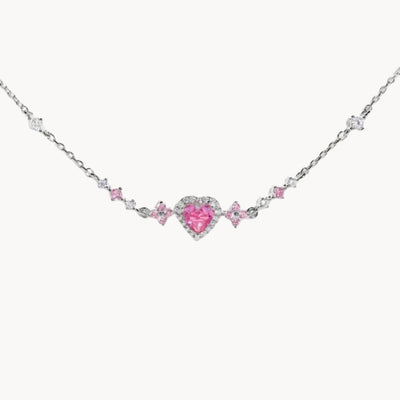 Pulsera de corazón con circonitas