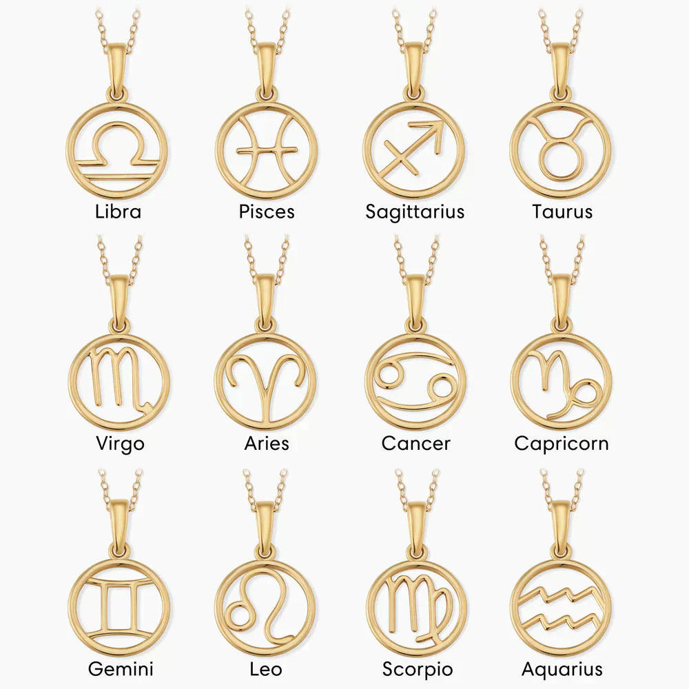 Collar con signo zodiacal