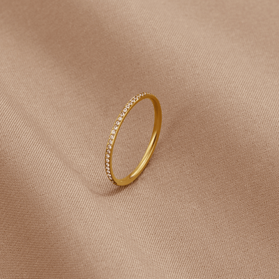 Anillo de eternidad de cristal