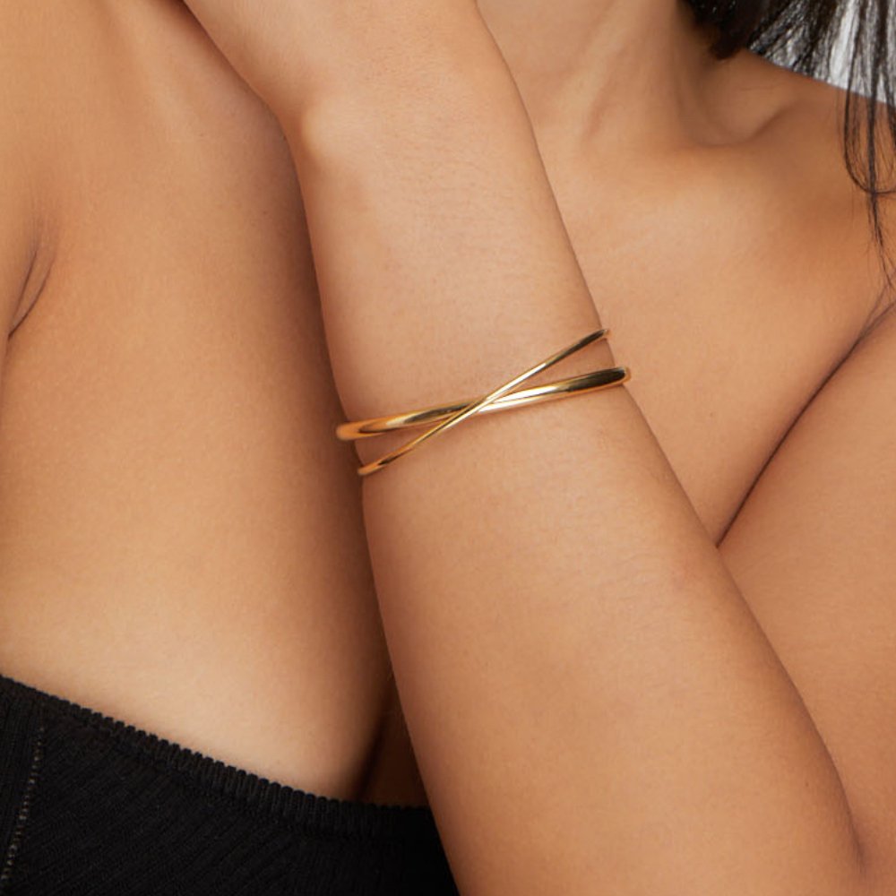 Pulsera Eva Gold Twist
