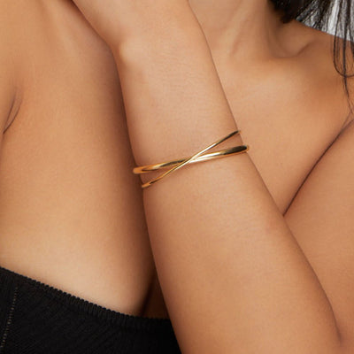 Pulsera Eva Gold Twist