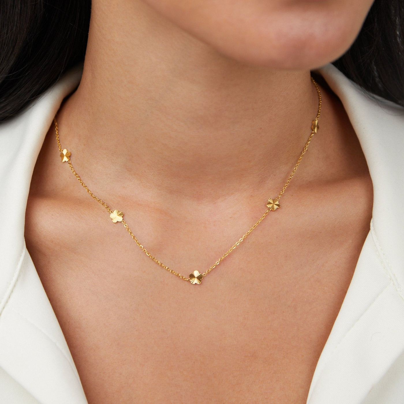 Collar cadena Flower Power