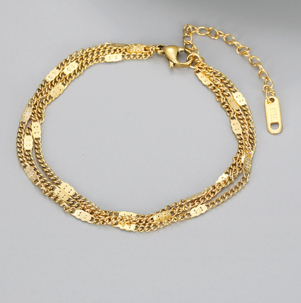 Pulsera Sabina de triple capa