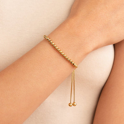 Pulsera de oro con cuentas Niloya